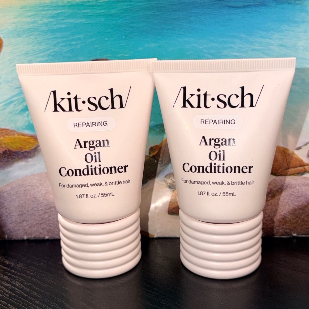 Kitsch Repairing Argan Oil Conditioner Set 2 Pack Travel Size 1.87oz Each
